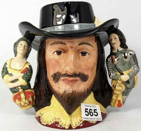 Appraisal: Royal Doulton Large Two Handled Character Jug King Charles I