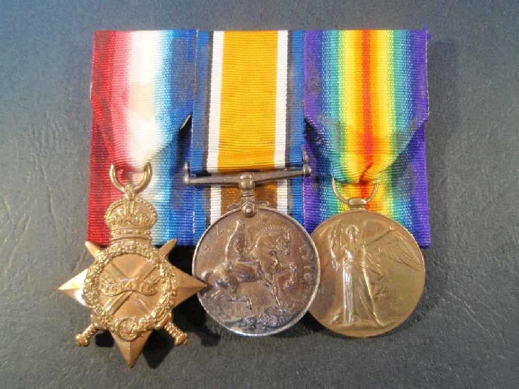 Appraisal: WWI medal group for Sgt N E Mulley R A