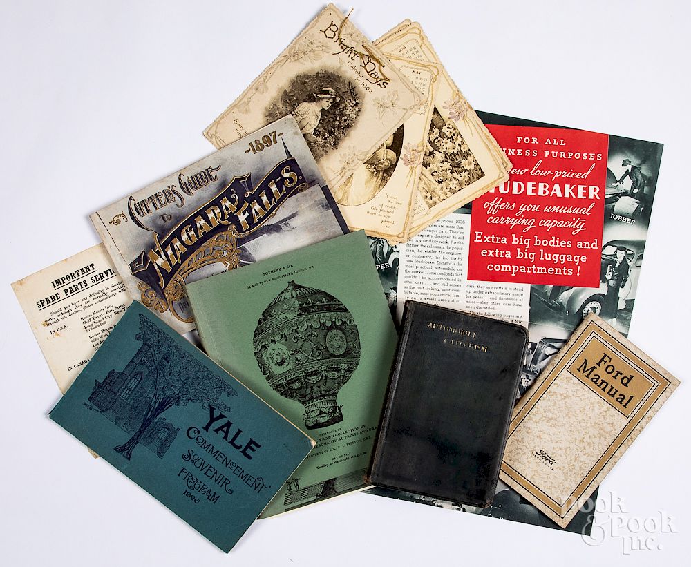 Appraisal: Miscellaneous ephemera Exclusive on Bidsquare Miscellaneous ephemera to include A