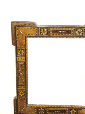 Appraisal: A th Century North African Mooorish Style Decorative Inlaid Frame