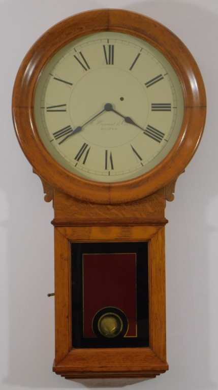 Appraisal: C E HOWARD BOSTON NO WALL REGULATOR CLOCK Massachusetts C