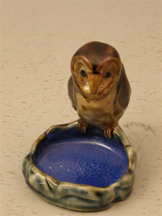 Appraisal: 's Doulton stoneware figure of an owl impressed mark to