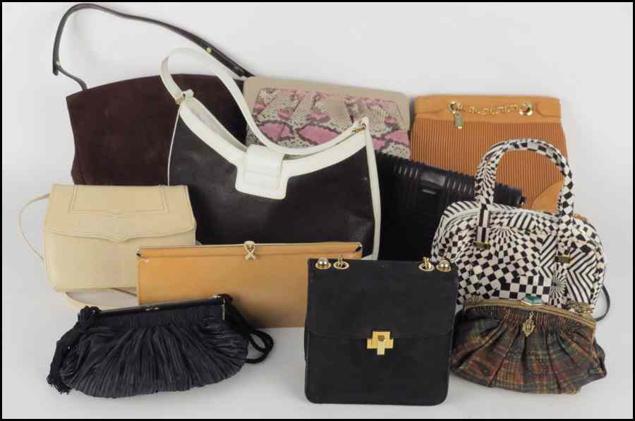 Appraisal: COLLECTION OF HANDBAGS Includes Lynn Stuart Rodo Marie Rafa Jay