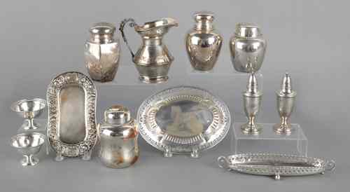 Appraisal: Sterling silver tablewares ozt