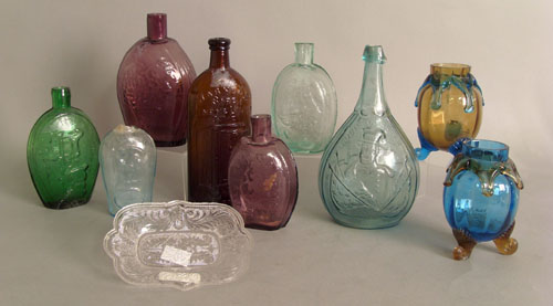 Appraisal: Group of glass flasks