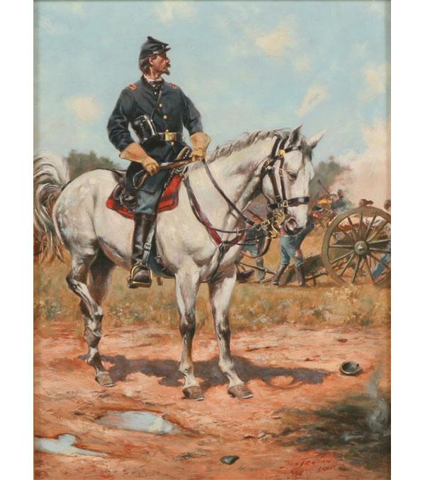 Appraisal: Don Troiani American b study for Battery Commander Civil War