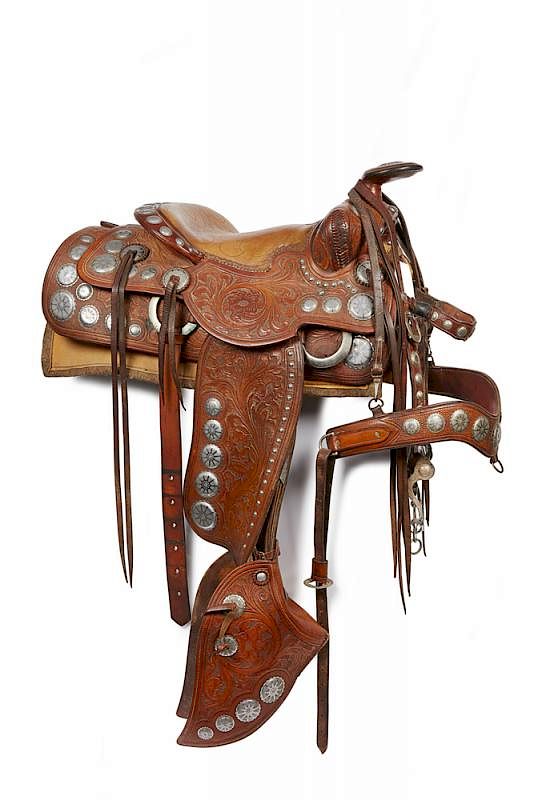 Appraisal: Doc Williams Leather Parade Saddle Doc Williams Saddlery parade saddle