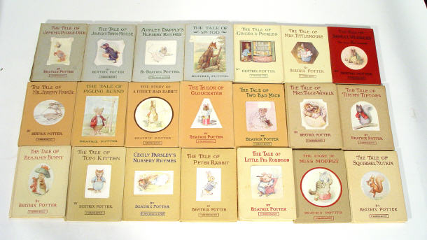 Appraisal: Twenty one Beatrix Potter books Published by Frederick Warne