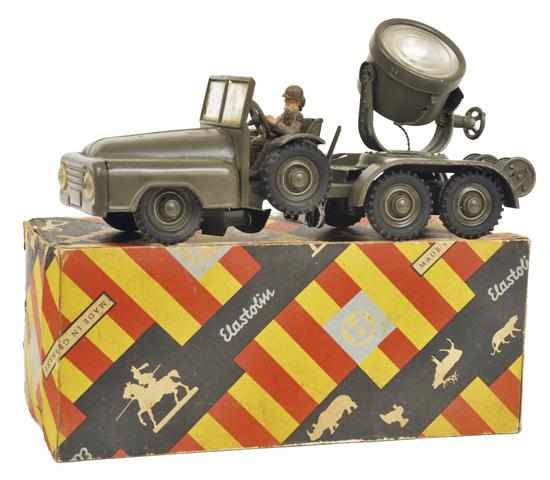 Appraisal: HAUSER ELASTOLIN SIX WHEEL BRITISH ARMY SEARCHLIGHT LORRY West German