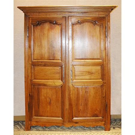 Appraisal: French Provincial Walnut Armoire Estimate -