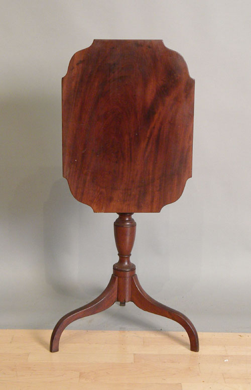 Appraisal: Federal mahogany candlestand early th c h w d