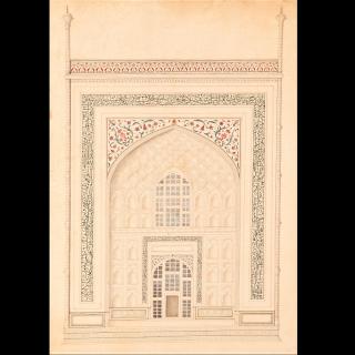 Appraisal: Agra School Taj Mahal painting Agra School Taj Mahal painting