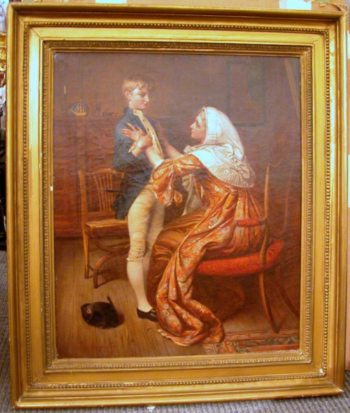 Appraisal: Attributed to George Williams Joy British - The Farewell Signed