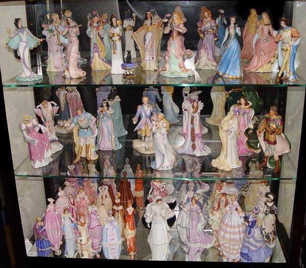 Appraisal: LENOX AMERICAN FASHION FIGURINES Approx figurines to include from the