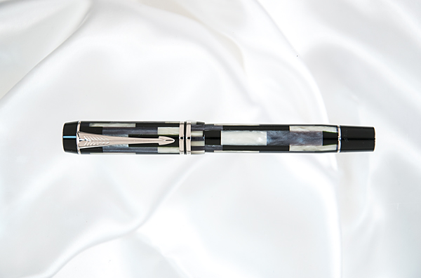 Appraisal: This Parker classic black mosaic fountain pen is a Parker