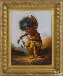 Appraisal: After Karl Bodmer Swiss - early oil on canvas rendition