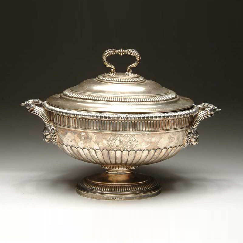 Appraisal: OUTSTANDING AND RARE STERLING COVERED SOUP TUREEN BY PAUL STORR