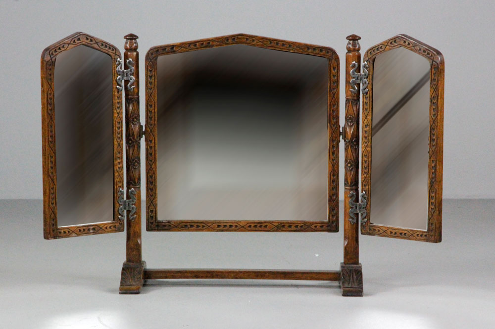 Appraisal: - Arts and Crafts Style Dressing Screen Arts and Crafts