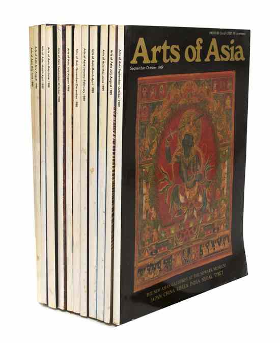 Appraisal: ASIA A collection of The Arts of Asia comprised of