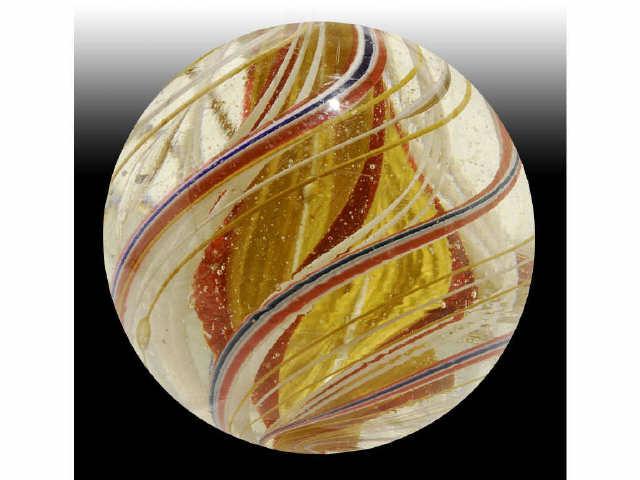 Appraisal: Four Stage Yellow Lobe Core Marble Description Yellow lobe core