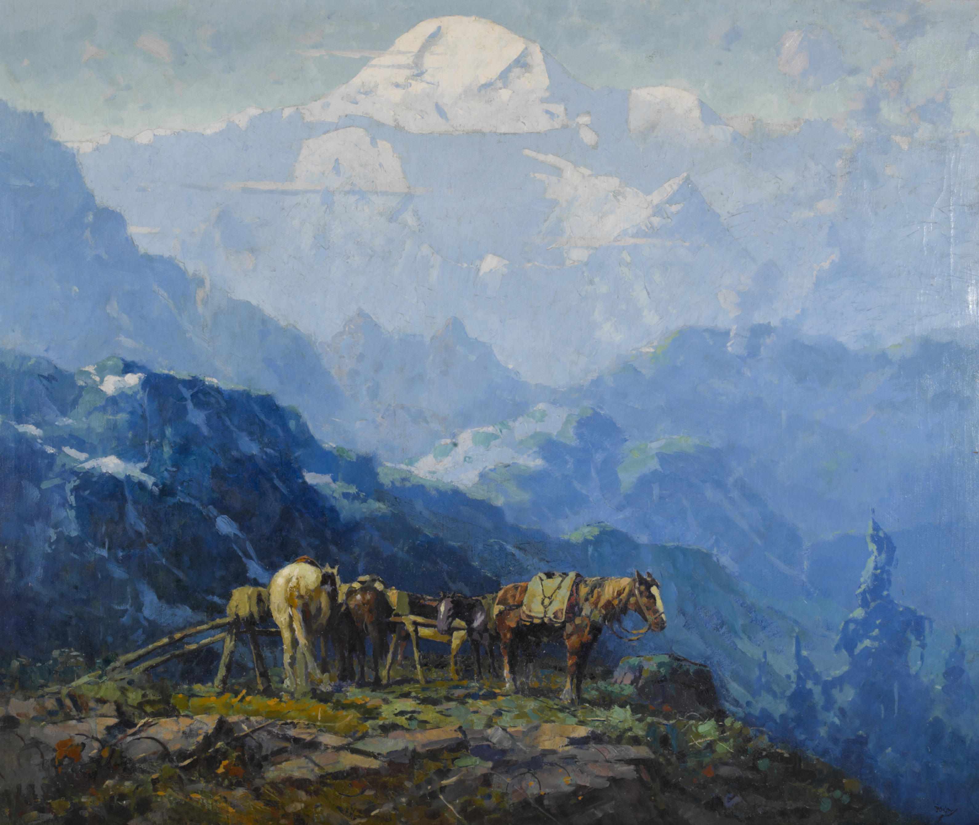 Appraisal: Eustace Paul Ziegler American - Mount McKinley signed 'Ziegler' lower