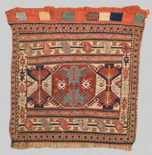 Appraisal: SOUMAC BAG FACE SOUMAC BAG FACE Caucasus late th century