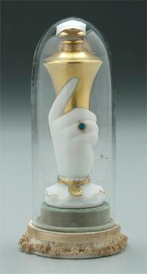 Appraisal: Baccarat Elizabeth Arden perfume It's You depicting hand holding torch