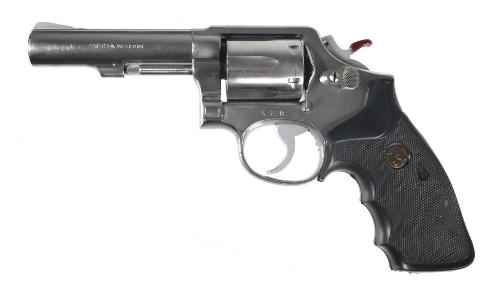 Appraisal: S W stainless model - revolver in Magnum barrel with