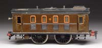 Appraisal: MARKLIN GAUGE -WHEEL ELECTRIC CLOCKWORK STYLE LOCOMOTIVE A very nice