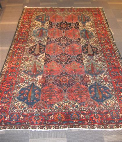 Appraisal: Bakhtiari carpet south persia circa nd quarter th century ft