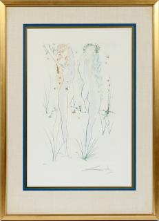 Appraisal: SALVADOR DALI LITHOGRAPH SHULAMITE SALVADOR DALI H W SHULAMITE THE