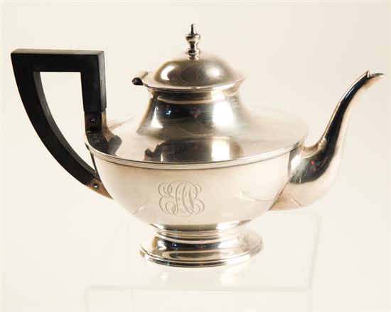 Appraisal: A Small Sterling Teapot by the Barbour Silver Co with