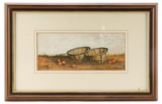 Appraisal: Lou Messa Baskets Watercolor on Paper Lou Messa American th