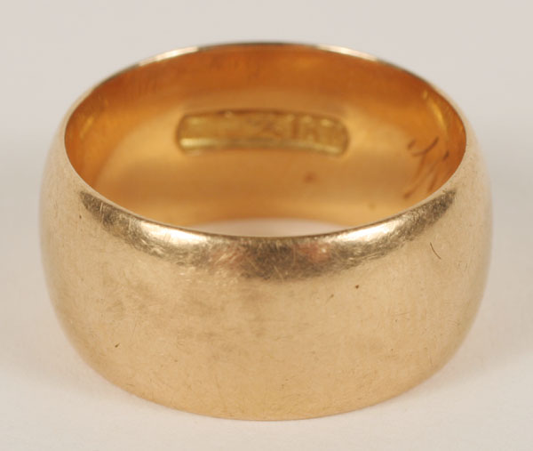 Appraisal: Men's K yellow gold wedding band g Size mm