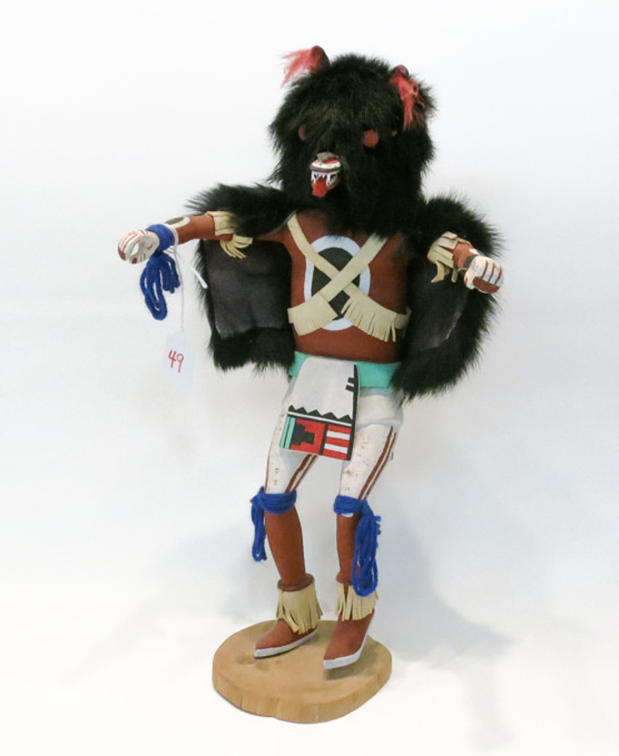 Appraisal: TH CENTURY NATIVE AMERICAN HOPI KACHINA DOLL the carved wood