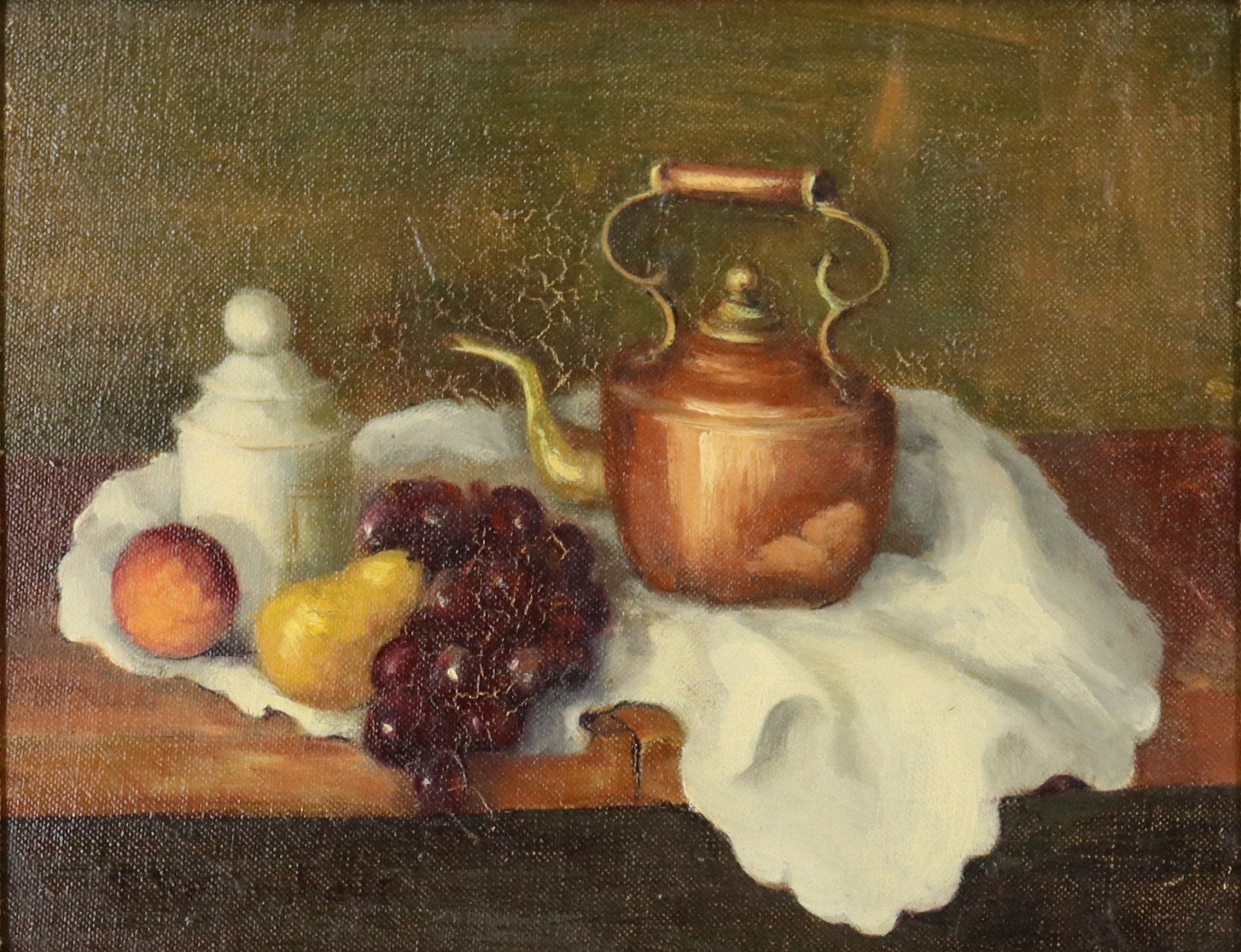 Appraisal: RUTH REININGHAUS AMERICAN B Still life Oil on canvas Signed