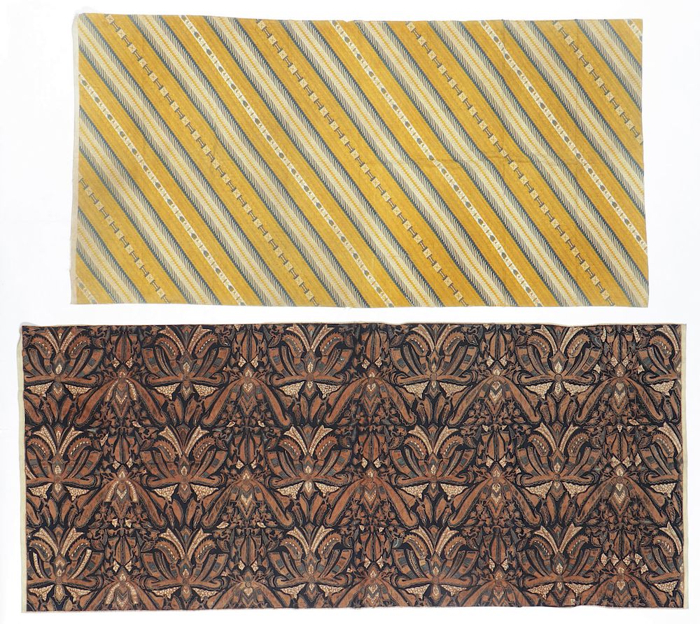 Appraisal: Old Java Batik Textiles Batik Cloths Yogyakarta mid-century natural dyes