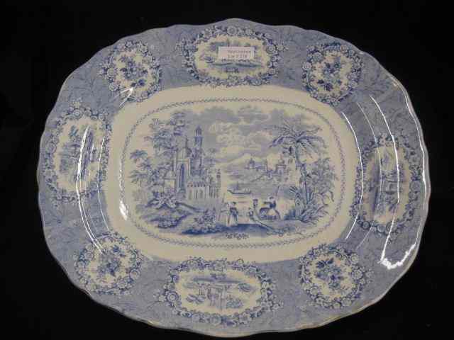 Appraisal: Ridgway Ironstone Transferware Platter ''Oriental'' pattern '' x '' th