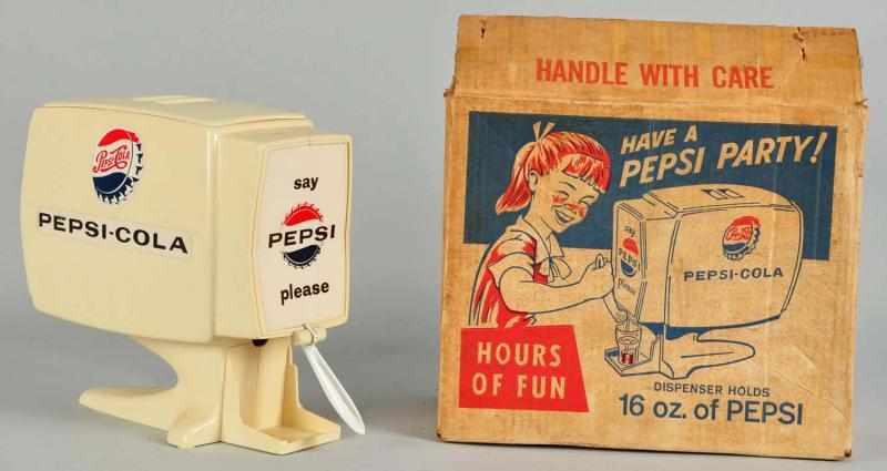 Appraisal: Pepsi-Cola Trim Toys Dispenser Description s Nice dispenser not commonly