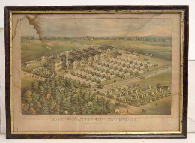 Appraisal: Early ''Mount Pleasant Hospitals Washington D C '' print Some