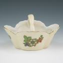 Appraisal: Zeh Scherzer porcelain bride's basket with floral appliques and gold