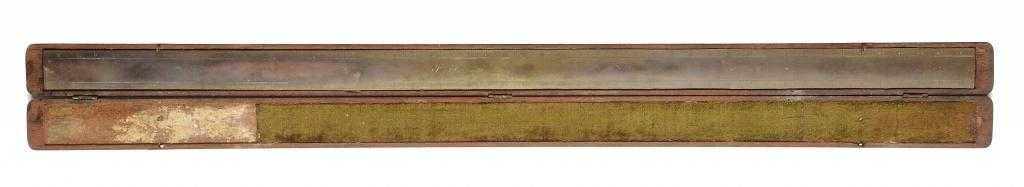 Appraisal: A GEORGE III BRASS TWO FOOT RULE BY JOHN BENNETT