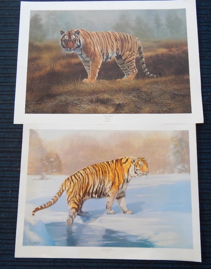 Appraisal: Charles Fraceq Royal Bengal limited edition print no unframed and