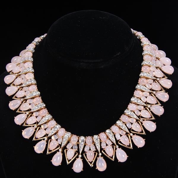 Appraisal: Trifari Alfred Philippe Jewels of India Egyptian gold tone collar