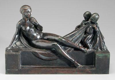 Appraisal: Louis Botinelly Art Deco bronze Louis-Marcel Botinelly French - nude