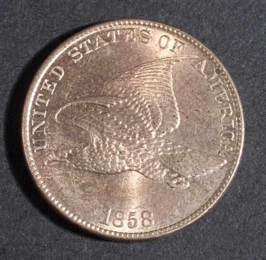 Appraisal: United States flying eagle type cupro-nickel small cent large letters