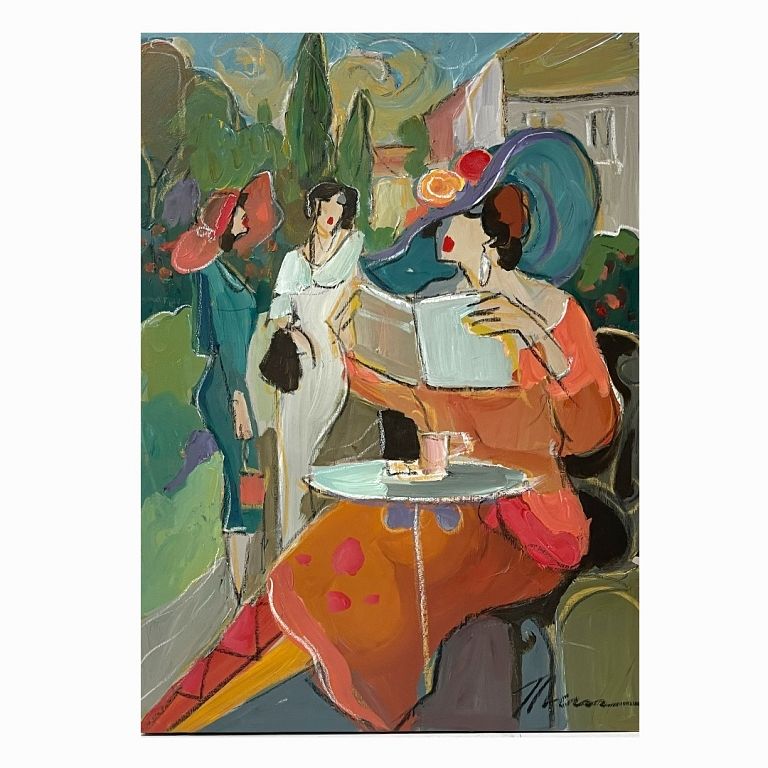 Appraisal: Isaac Maimon Untitled Isaac Maimon Untitled Signed Measures inches high