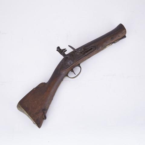 Appraisal: English Flintlock Coachman s Blunderbuss th century