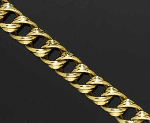 Appraisal: GOLD BRACELET E MEISTER Yellow gold g Classic solid bracelet