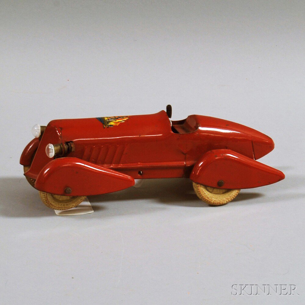 Appraisal: Wyandotte Chicago World's Fair Commemorative Pressed Steel Racer the red-painted